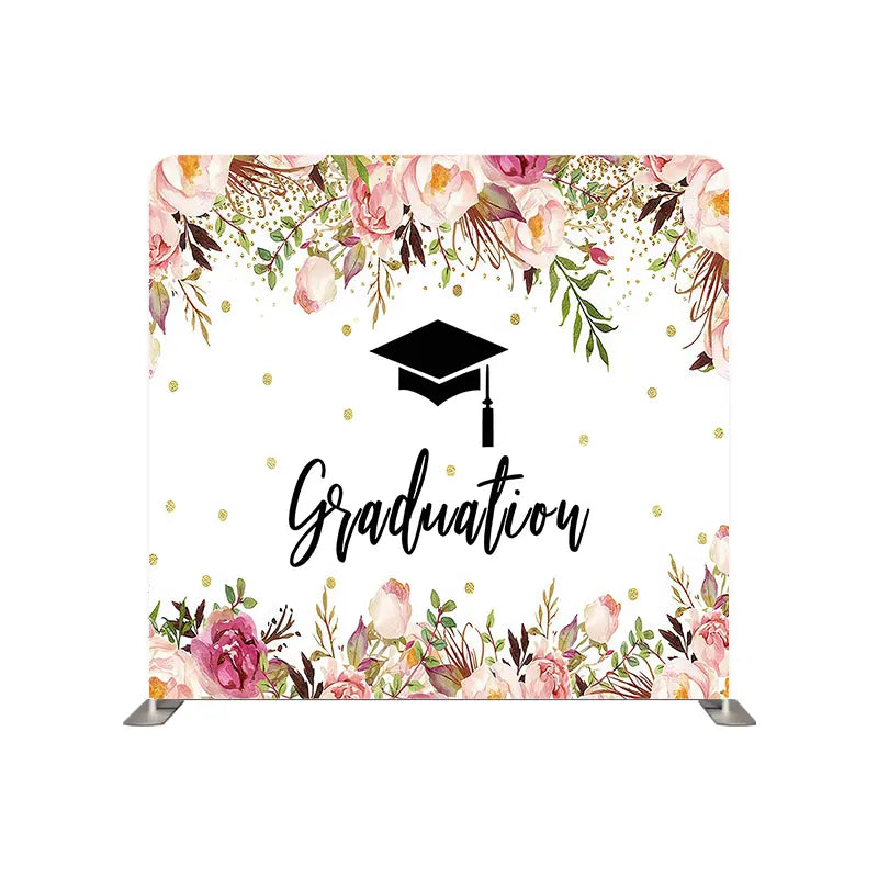 Pillow Cover Backdrop (Graduation Floral Whimsy)