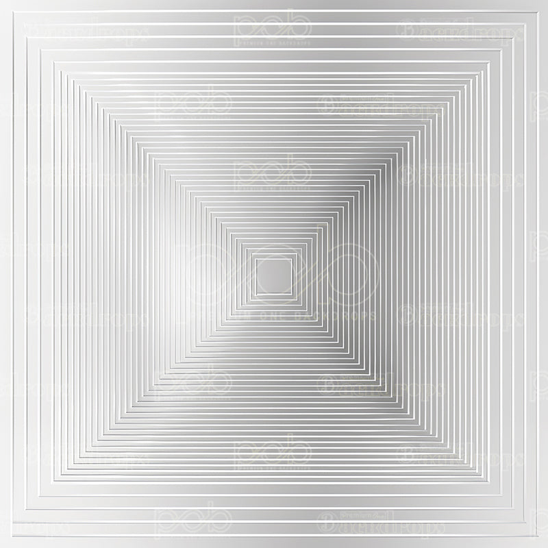 Pillow Cover Backdrop (Platinum Square Vortex)