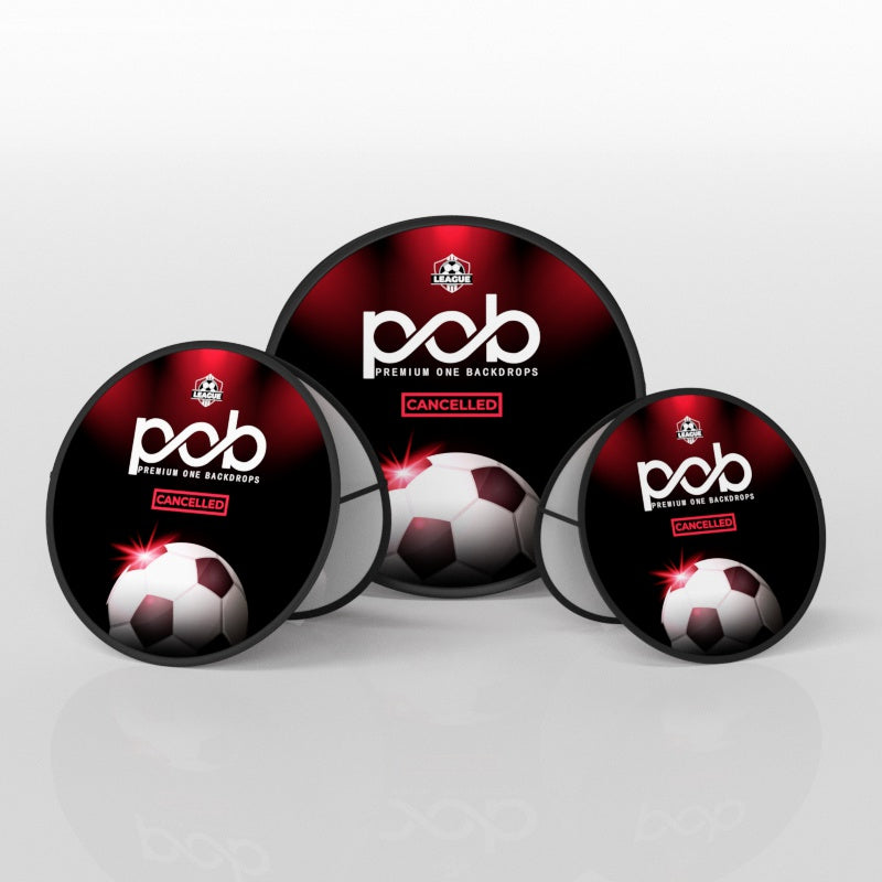 PremiumOneBackdrops-Round Pop Up Banner