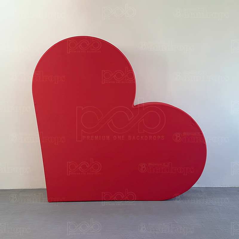 PremiumOneBackdrops-3D Heart Backdrop