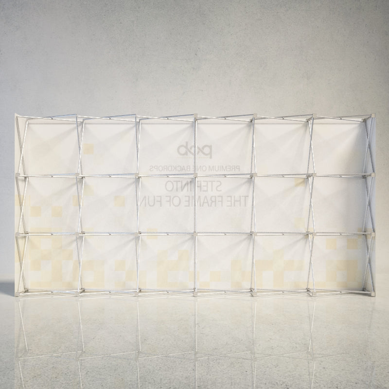 Straight Fabric Pop Up Display With Sides
