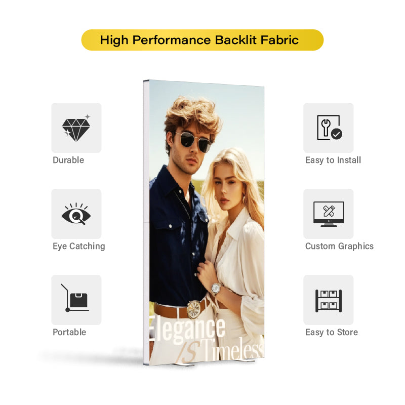 Backlit SEG Fabric Display Frame