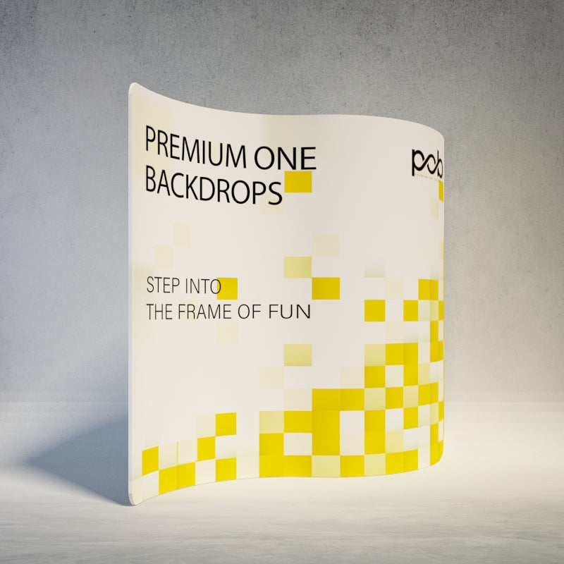 Trade Show Display-S Shape Tension Fabric Backdrop