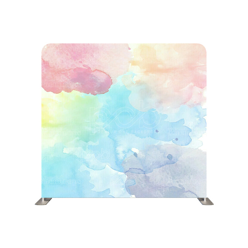 Pillow Cover Backdrop (Rainbow Watercolor Reverie)