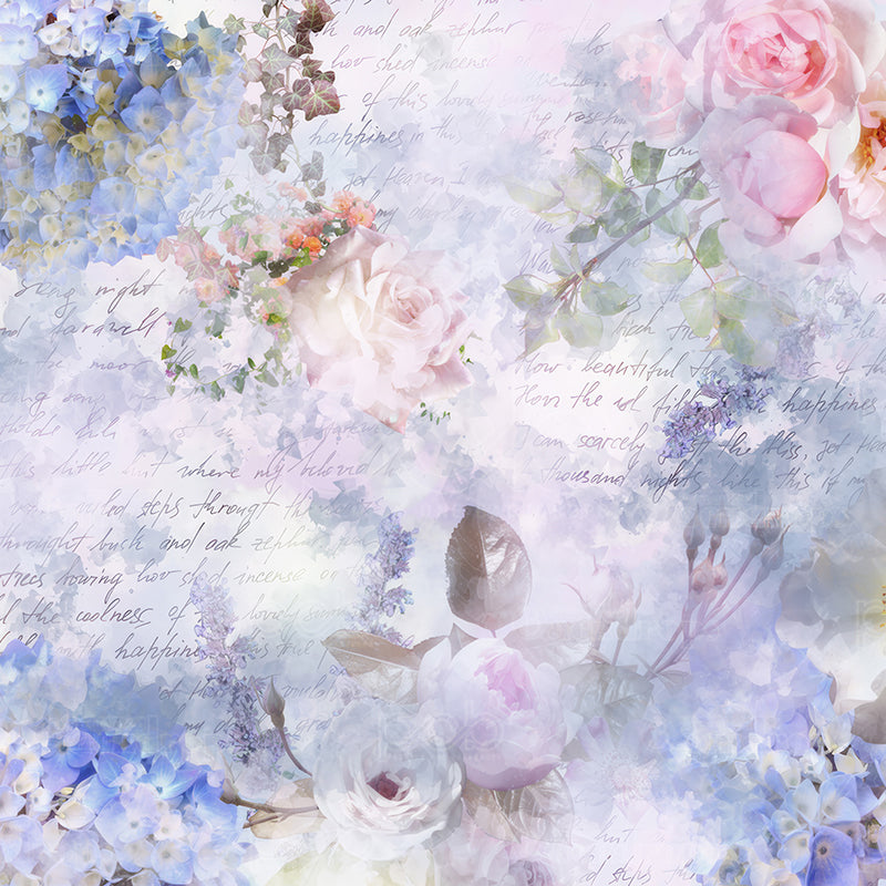 premium one pillowcover backdrops-Romantic Love Letter