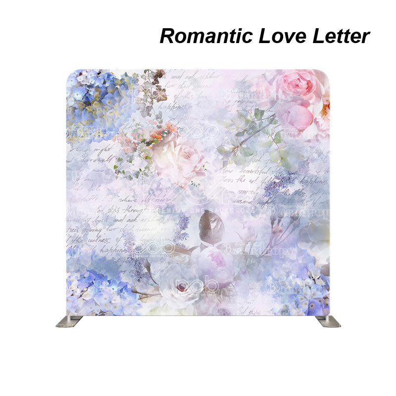 premium one pillowcover backdrops-Romantic Love Letter