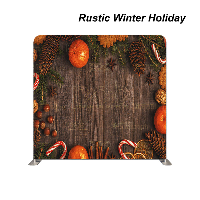 Pillow Cover Backdrop (Rustic Winter Holiday)