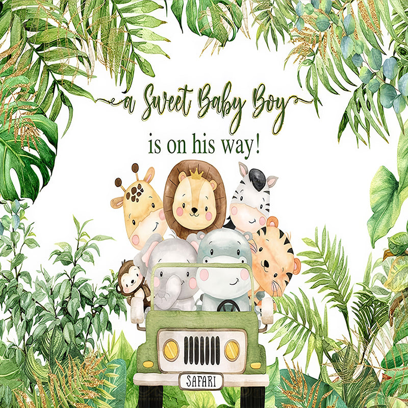 premium one pillowcover backdrops-Safari Bab Arrival