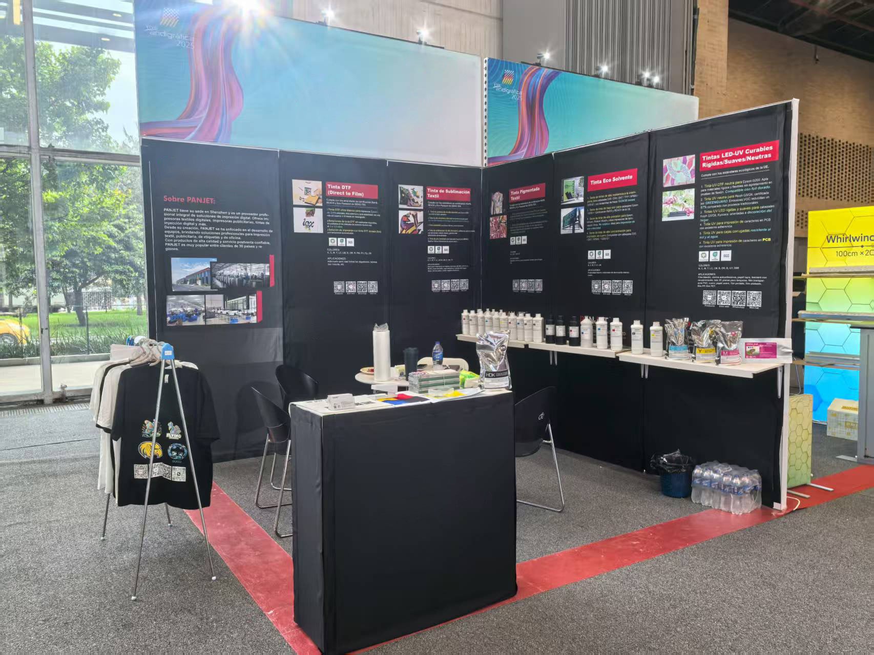 Shell Scheme Exhibition Graphics for 10ft Wide x 10ft Depth Booth