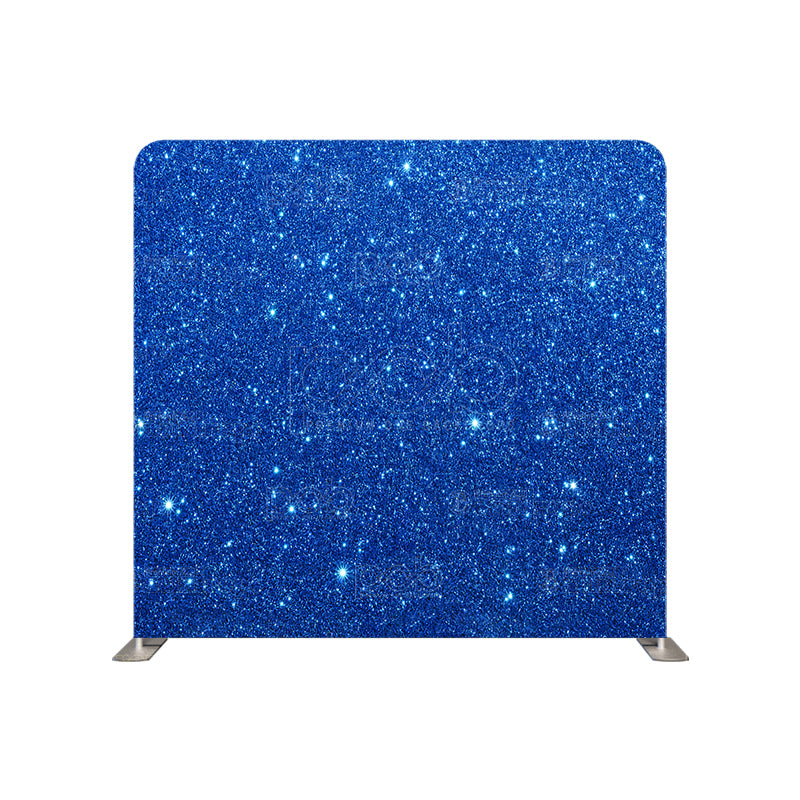 premium one pillowcover backdrops-Sparkling Blue Galaxy