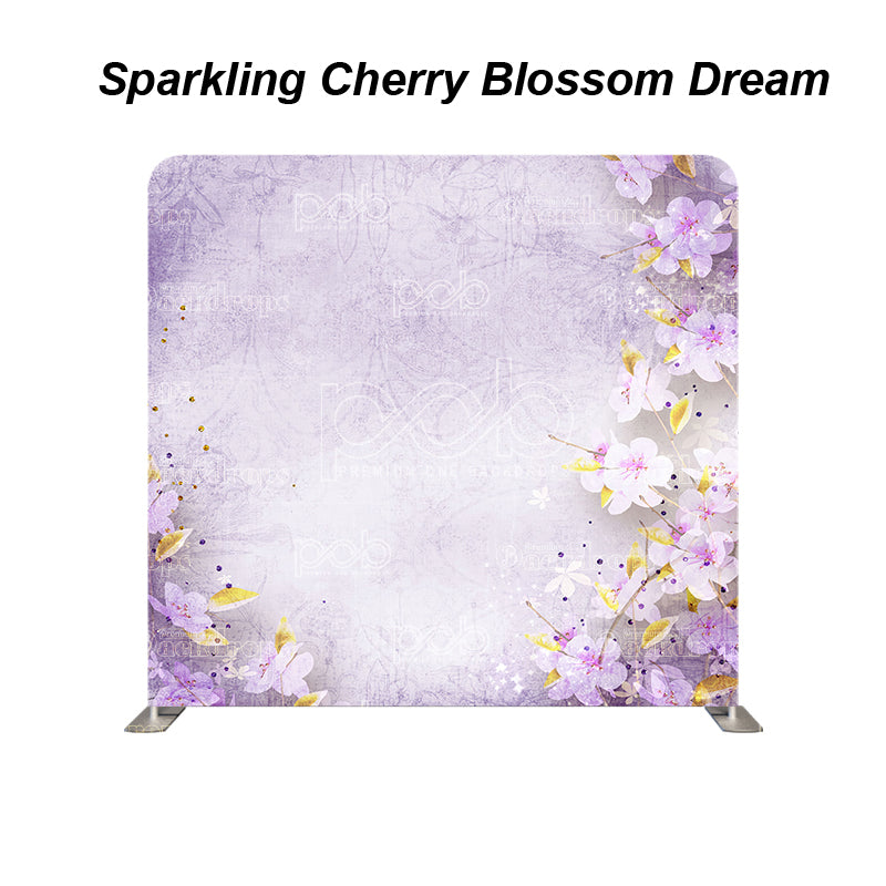 premium one pillowcover backdrops-Sparkling Cherry Blossom Dream
