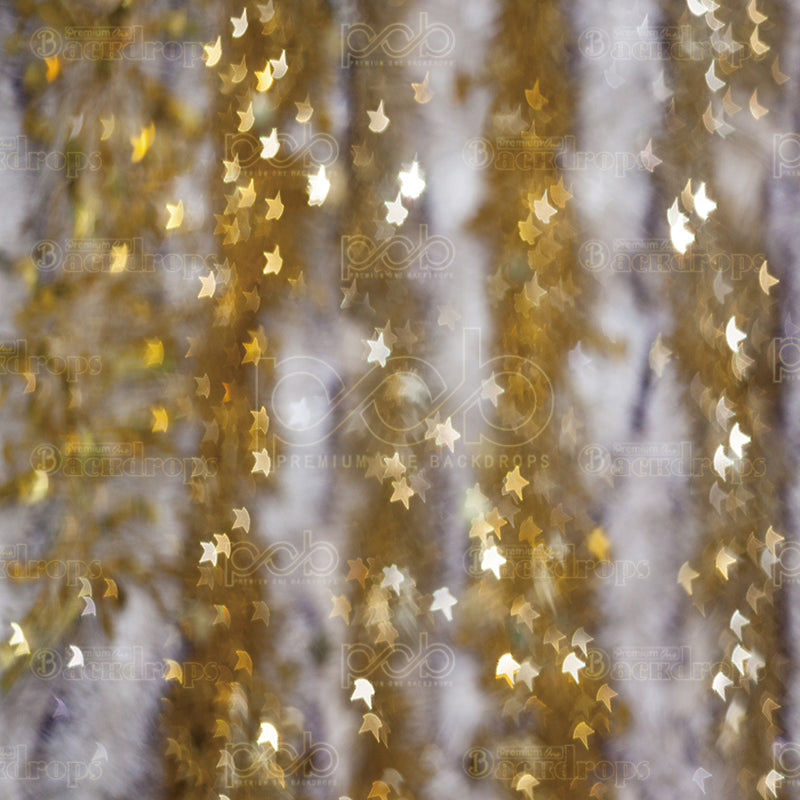 premium one pillowcover backdrops-Sparkling Starry Curtain
