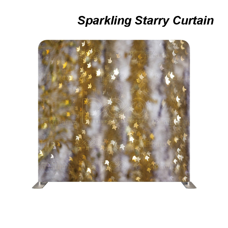 premium one pillowcover backdrops-Sparkling Starry Curtain