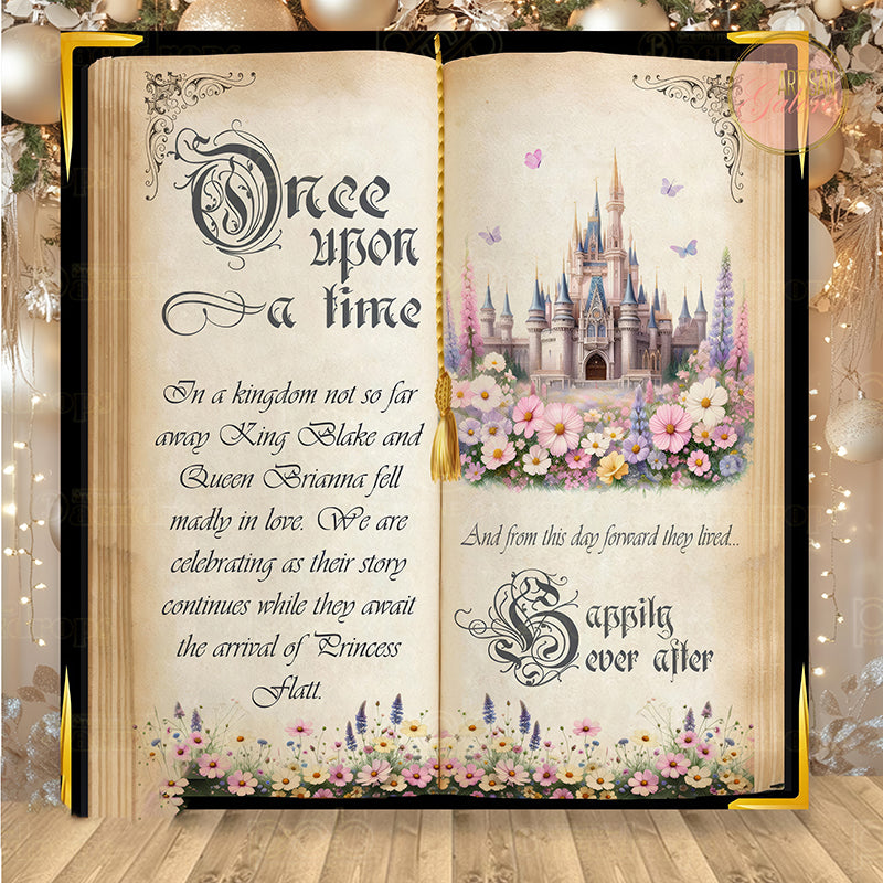 premium one pillowcover backdrops-Storybook Castle