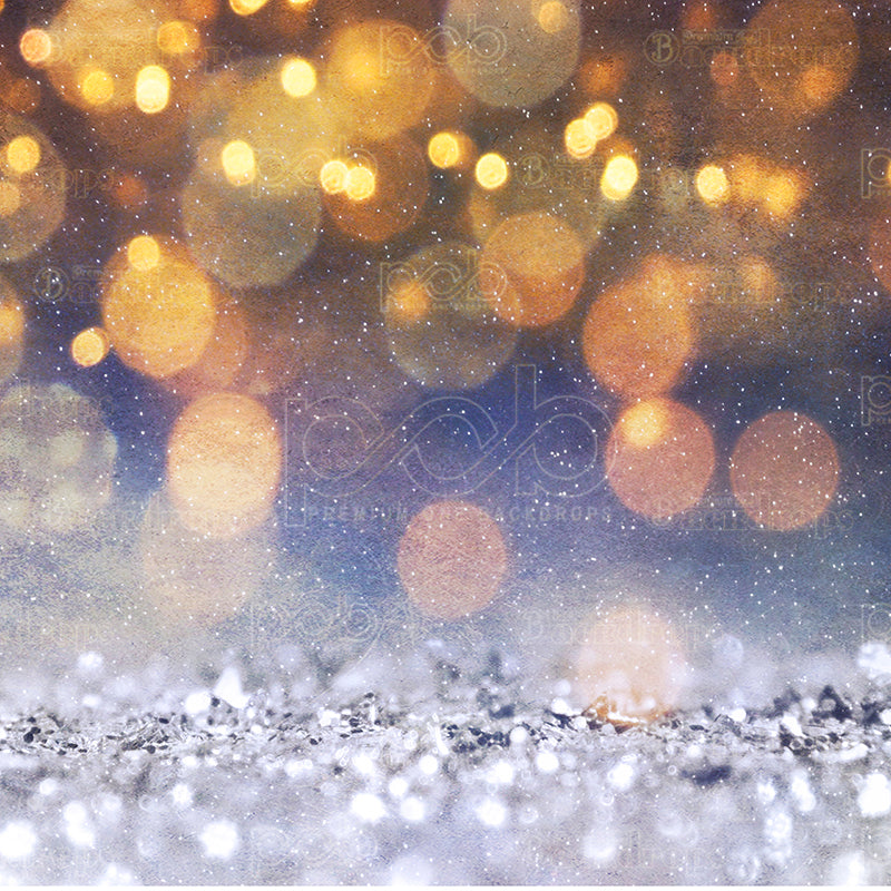 Pillow Cover Backdrop (Twinkling Winter Bokeh)