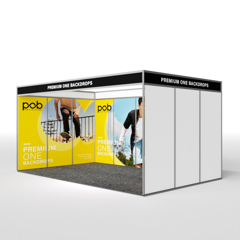 Shell Scheme Exhibition Graphics for 16.4ft Wide x 10ft Depth Booth