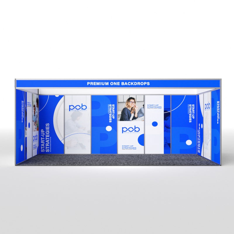 Shell Scheme Exhibition Graphics for 20ft Wide x 10ft Depth Booth