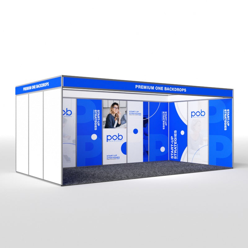 Shell Scheme Exhibition Graphics for 20ft Wide x 10ft Depth Booth