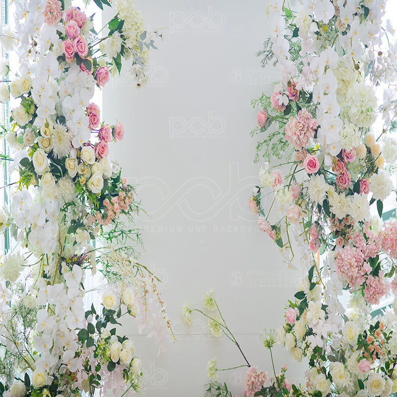 premium one pillowcover backdrops-fresh rose