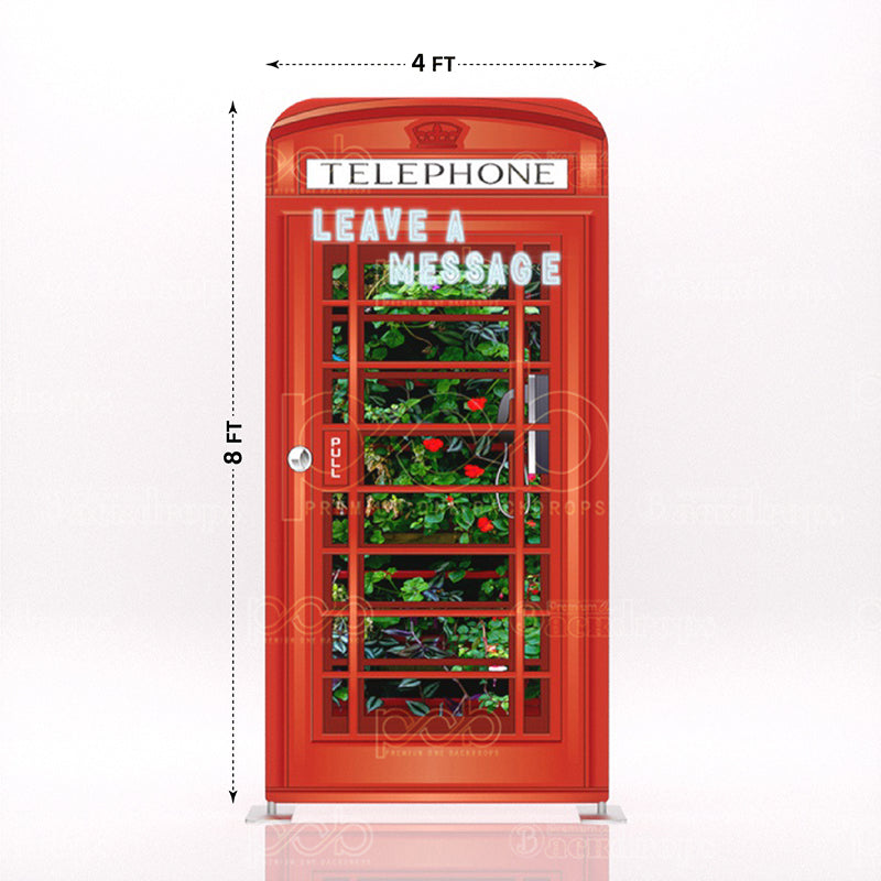 PremiumOneBackdrops-Telephone Booth Stand
