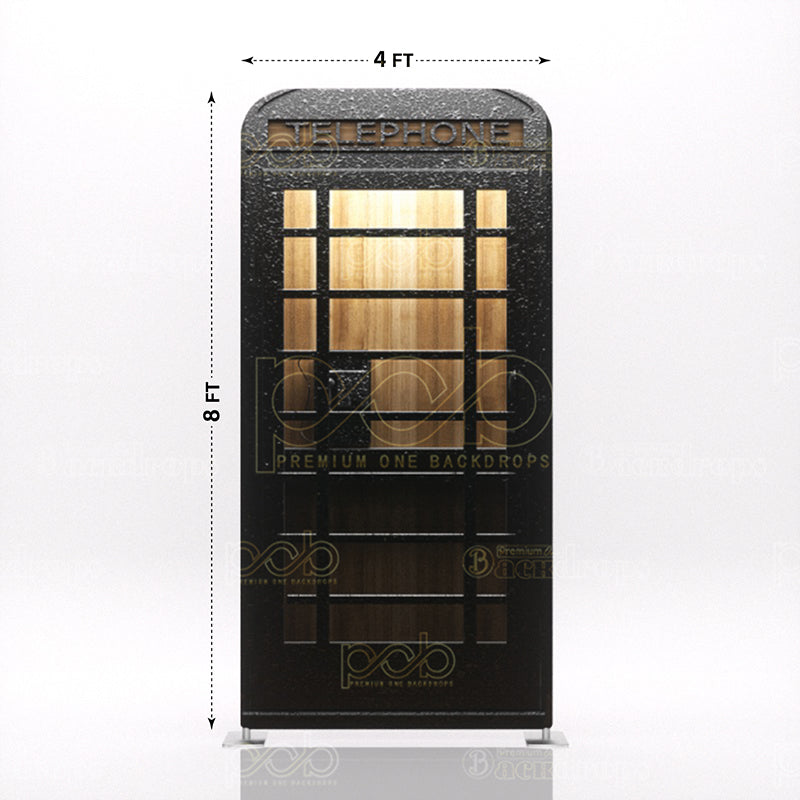 Black Classic Telephone Booth