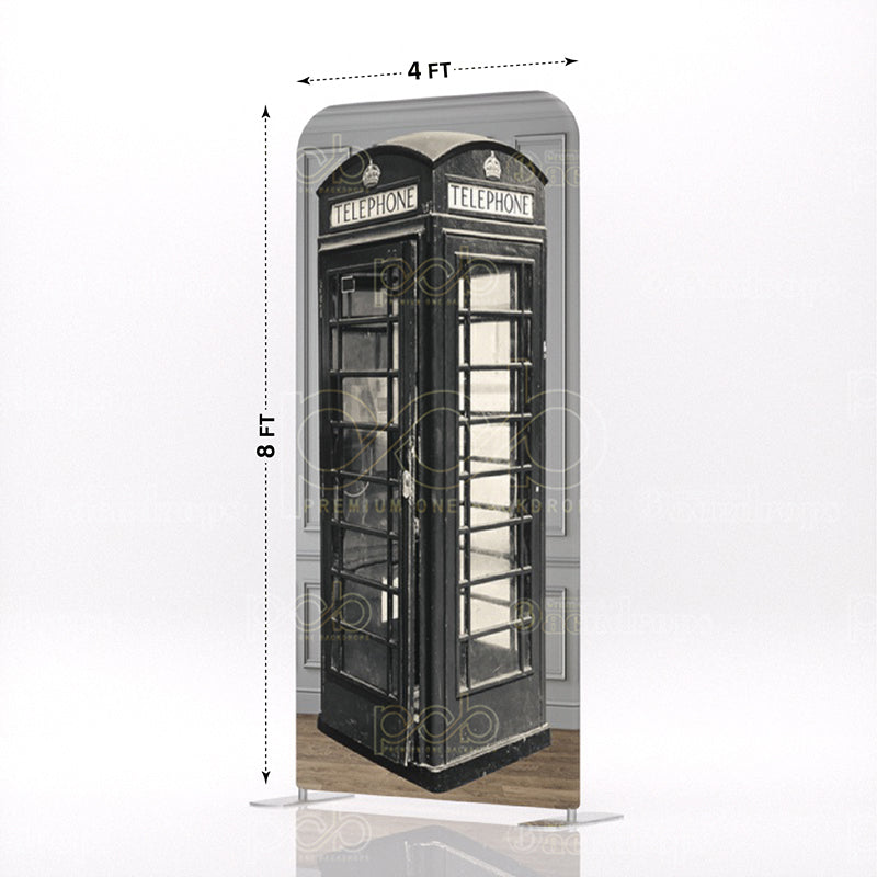 grey London telephone booth 2