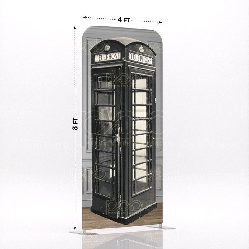 grey London telephone booth 2