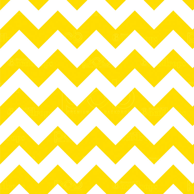 premium one pillowcover backdrops-yellow white chevron