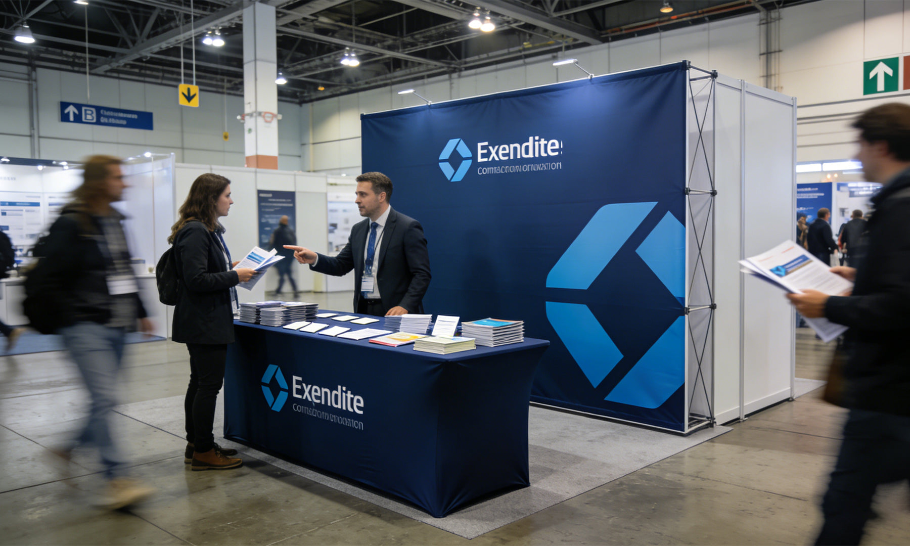 Custom Table Cover with Logo: Why It’s Essential for Trade Shows and Events