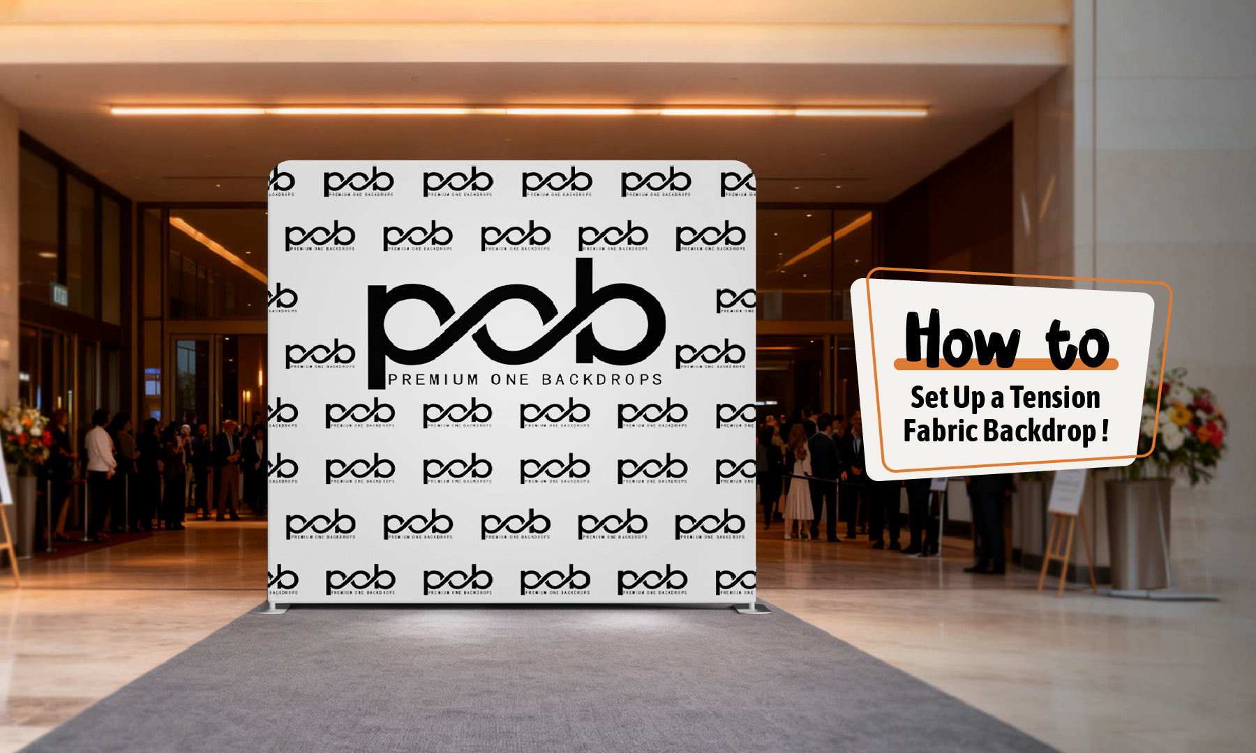 🎪 How to Set Up a Tension Fabric Backdrop for Your Trade Show Booth