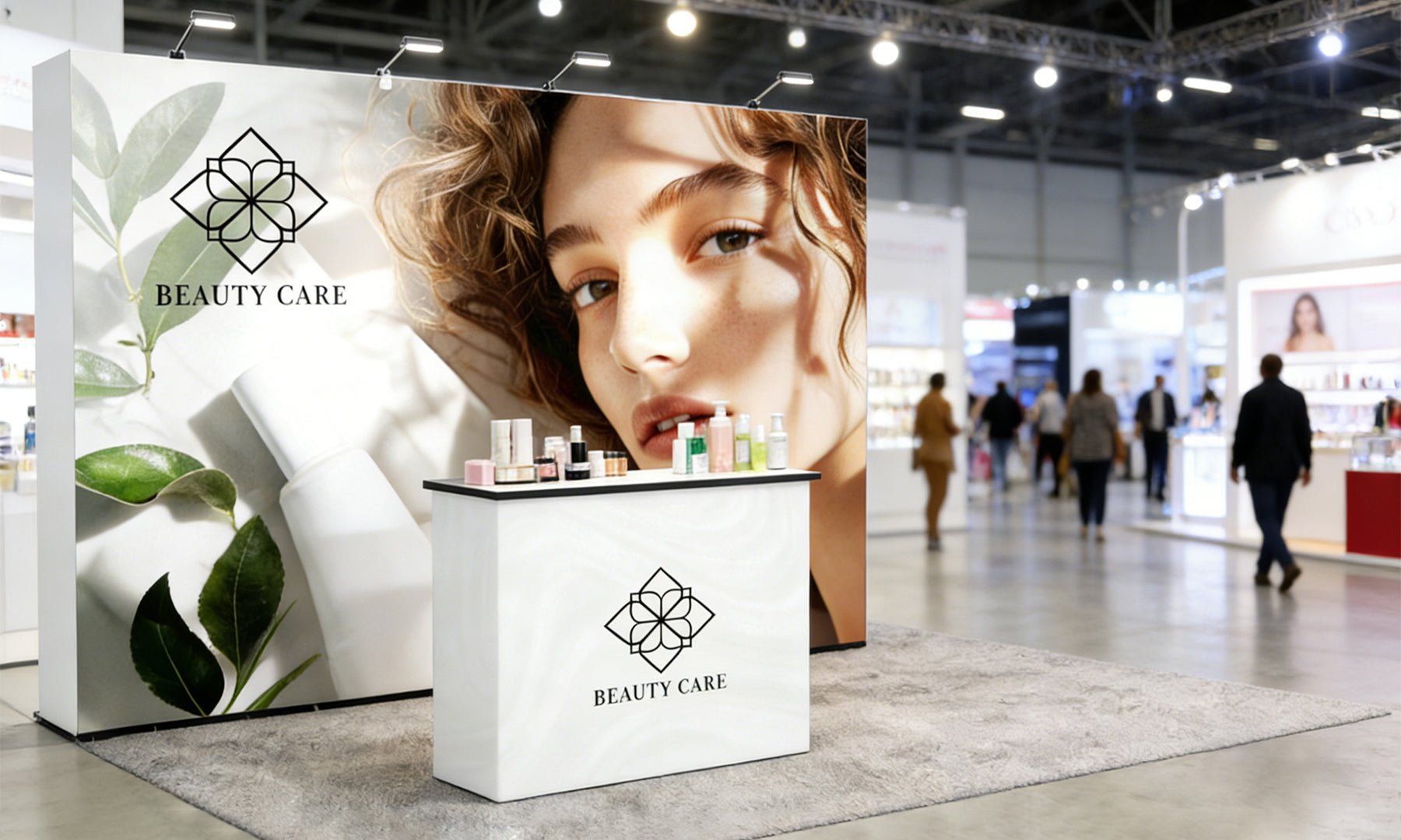 How Beauty & Personal Care Brands Stand Out at Trade Shows with Compact Booths