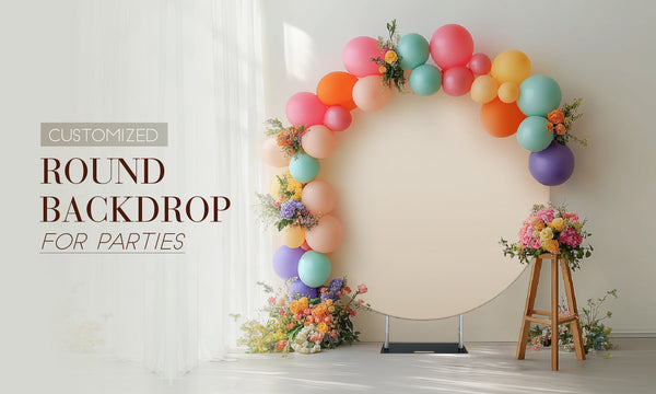 Make Every Moment Pop with Premium One Backdrops’ Round Backdrop