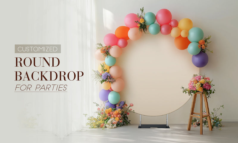 Make Every Moment Pop with Premium One Backdrops’ Round Backdrop