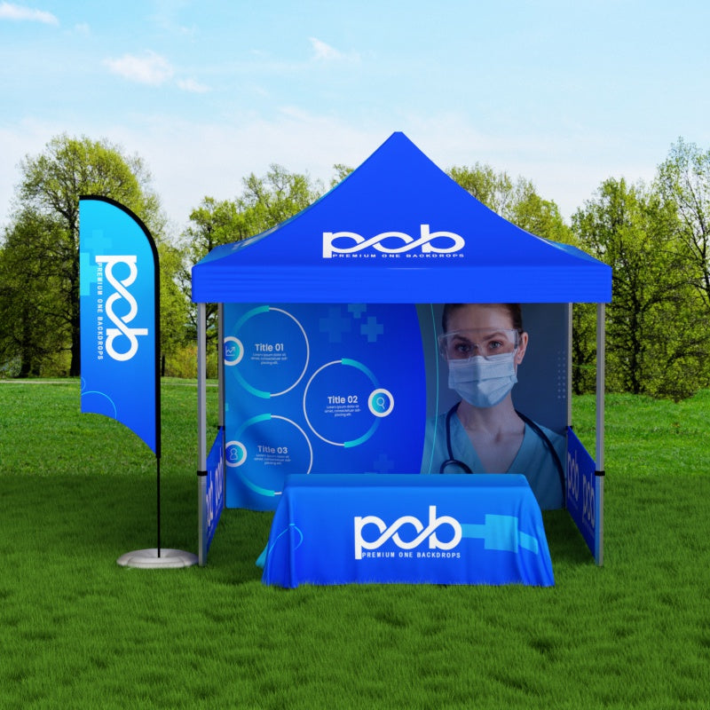 10x10ft Custom Canopy Tent Display Kit