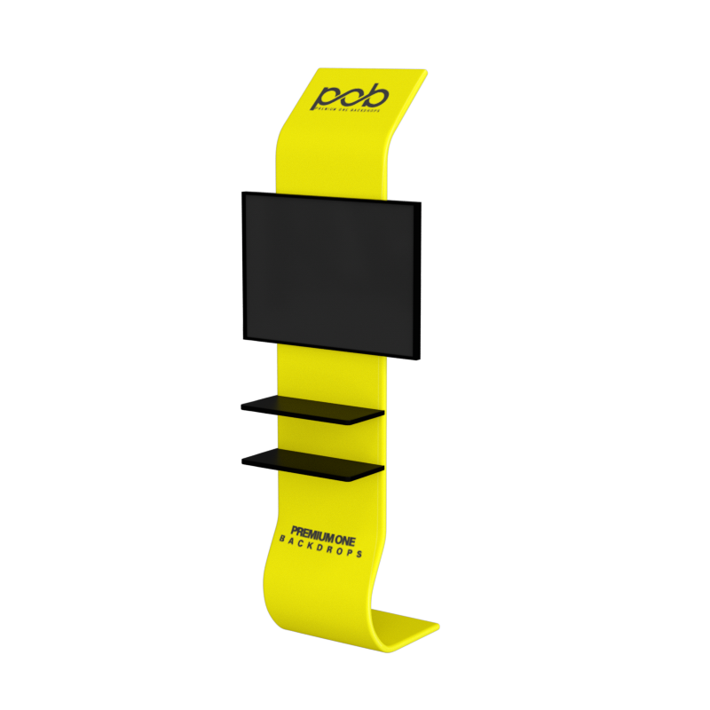 10x10ft Trade Show Booth Kit with TV Mount | POB