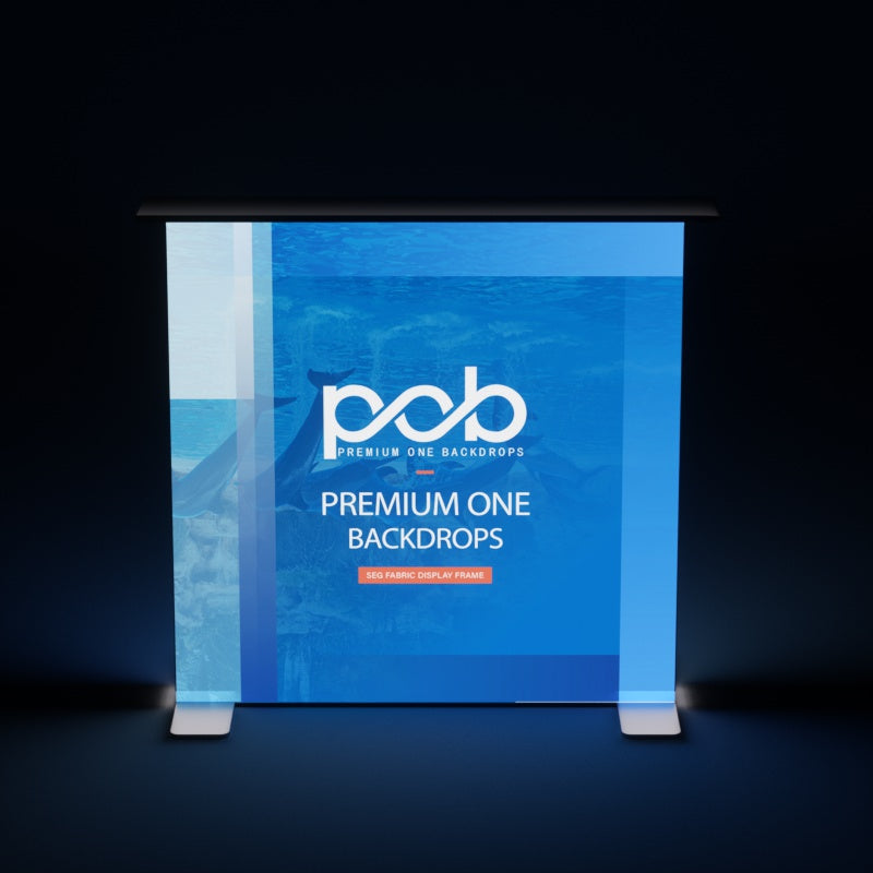 SEG Light Box Display Counter -3.3ft W x 3.3ft H