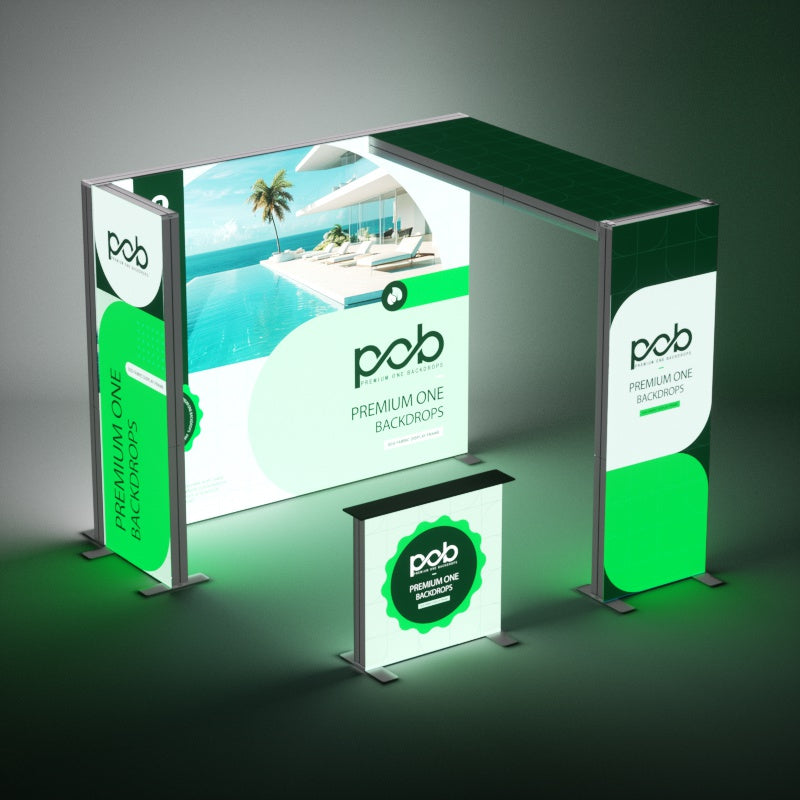 10x10 FT Light Box Exhibition Booth 2