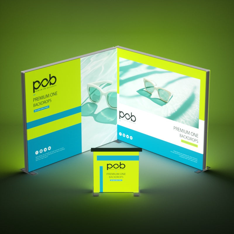 10x10 FT Light Box Exhibition Booth 3