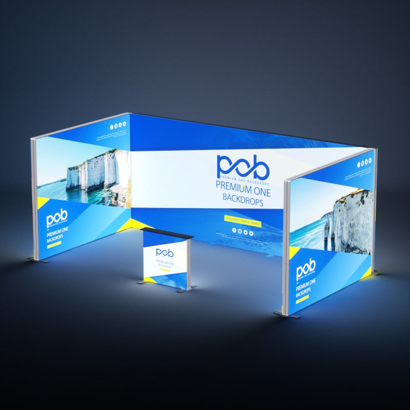 20x10 FT Light Box Exhibition Booth 1