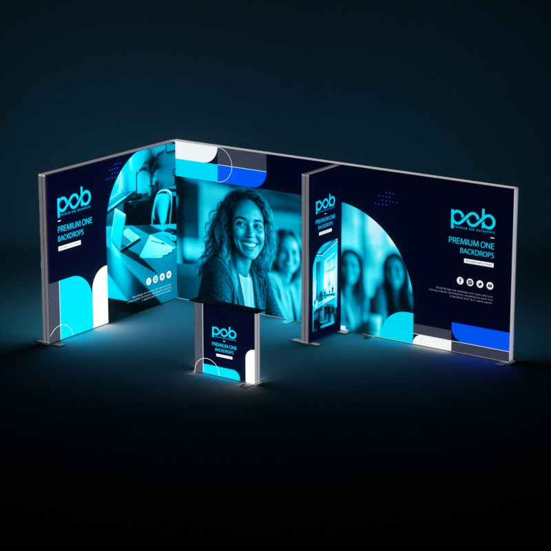 20x10 FT Light Box Exhibition Booth 2