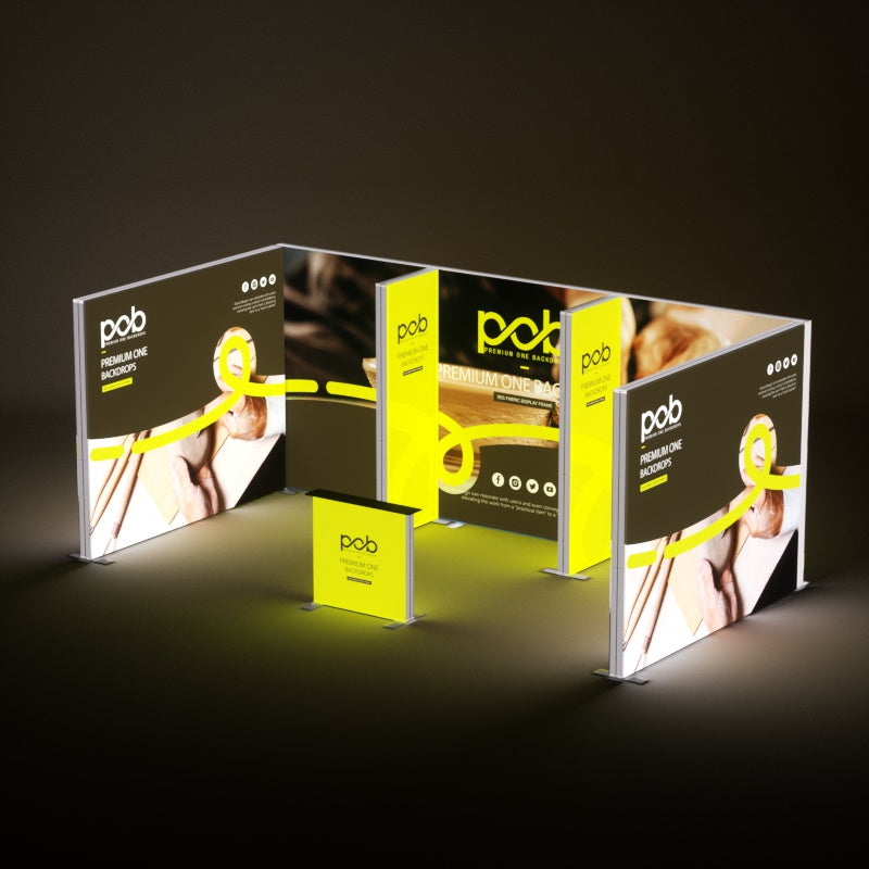 20x10 FT Light Box Exhibition Booth 4