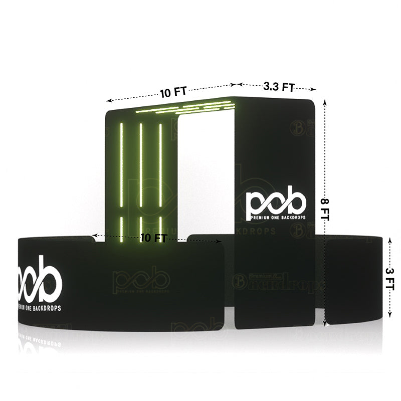 360 Overhead Photo Booth Backdrop Half Circle Surround Booth