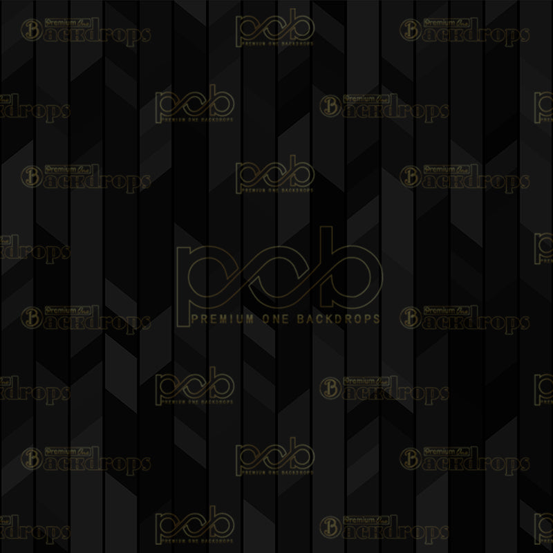 premium one pillow cover backdrops-ALL BLACK GEO