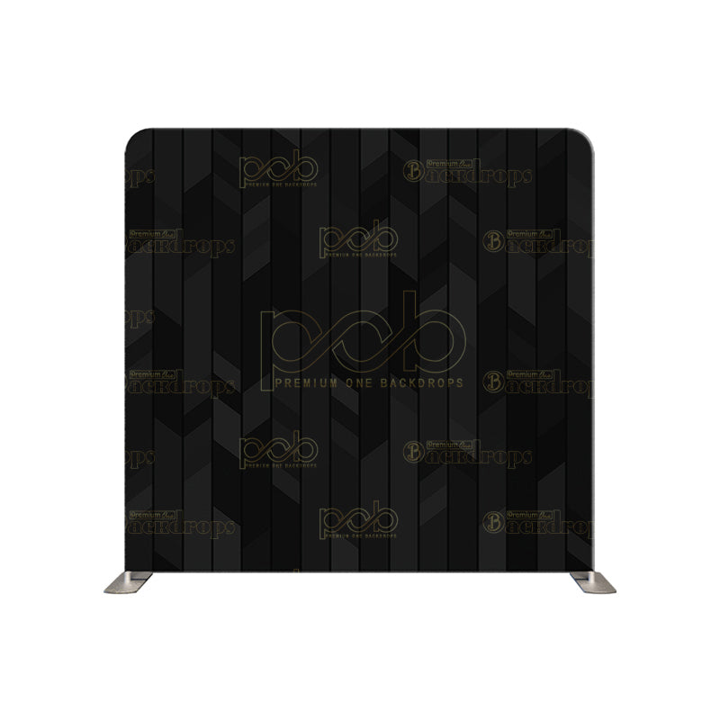 premium one pillowcover backdrops-BLACK Geometry