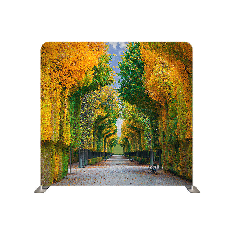 premium one pillowcover backdrops-AUTUMN PATH