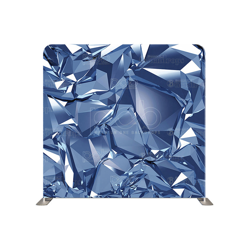 premium one pillowcover backdrops-Abstract Ice Diamonds