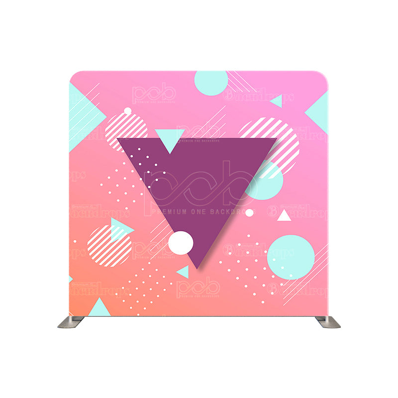 premium one pillowcover backdrops-Abstract Sherbert