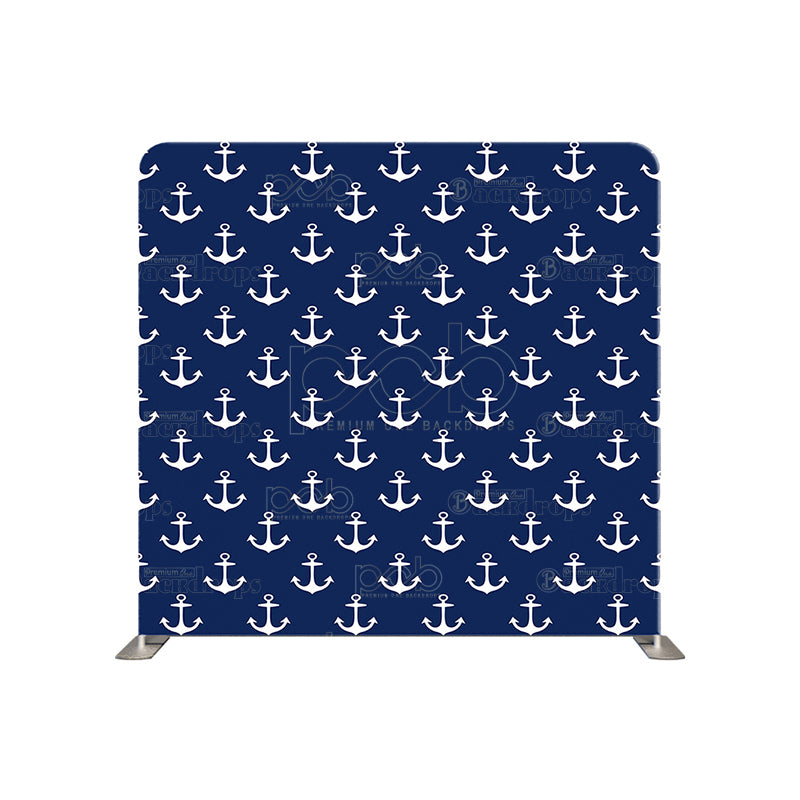 premium one pillowcover backdrops-blue Anchor