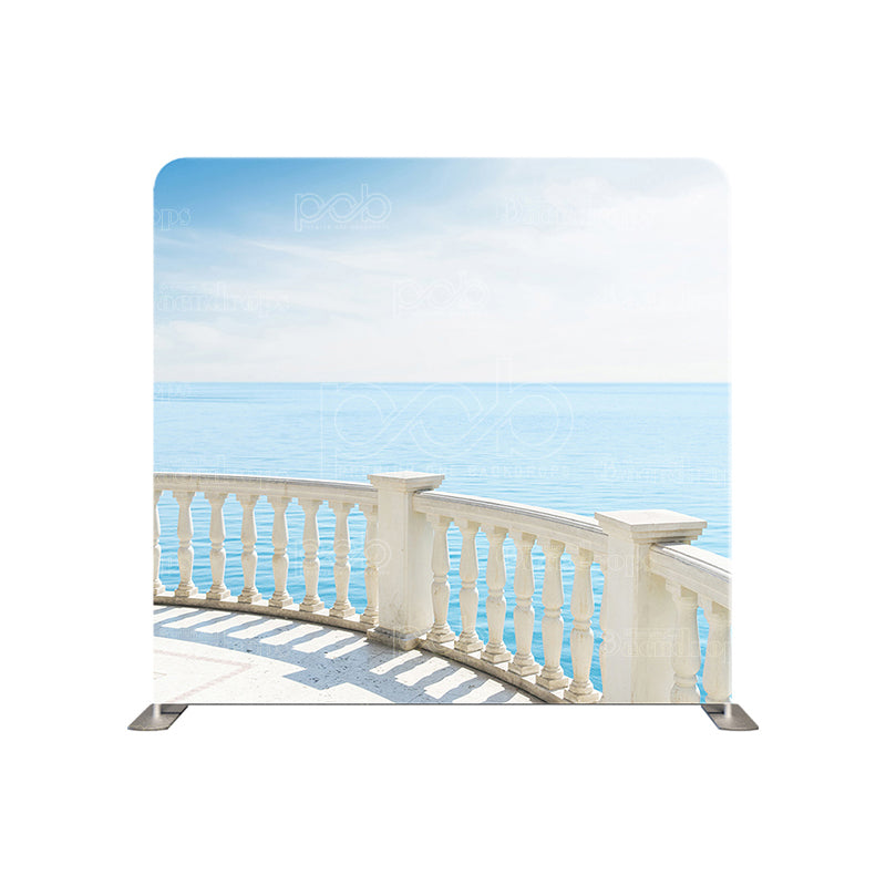 premium one pillowcover backdrops-BALCONY SCENERY