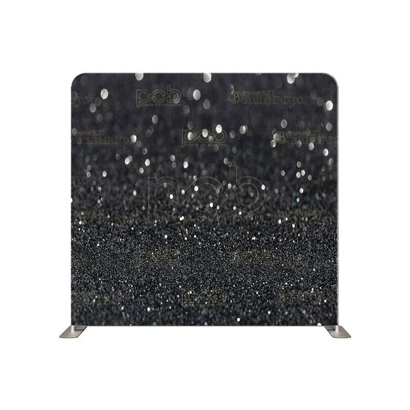 premium one pillowcover backdrops-BLACK SPARKLE EXPERIENCE